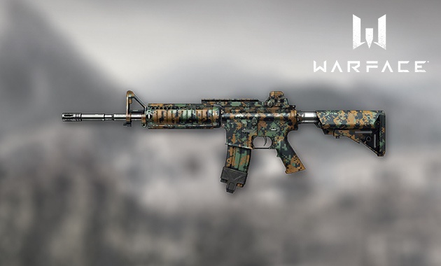 Лесной камуфляж для M4A1